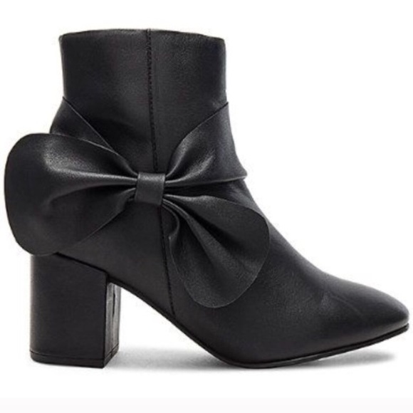 Anthropologie Shoes - NWB Anthropologie Seychelles Black Bow Ankle Boots